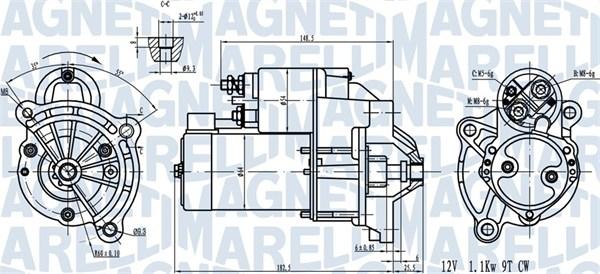 Magneti Marelli 063720581010 - Starteris adetalas.lv