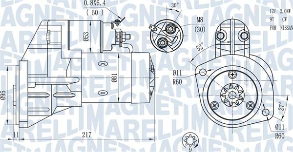 Magneti Marelli 063720660010 - Starteris adetalas.lv