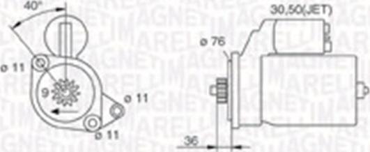 Magneti Marelli 063720618010 - Starteris adetalas.lv