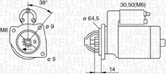 Magneti Marelli 063720796010 - Starteris adetalas.lv