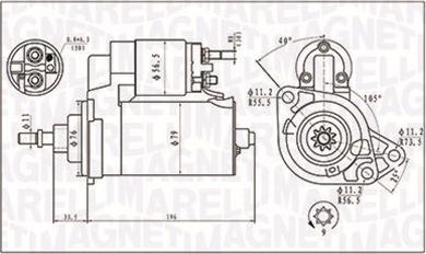 Magneti Marelli 063720713010 - Starteris adetalas.lv