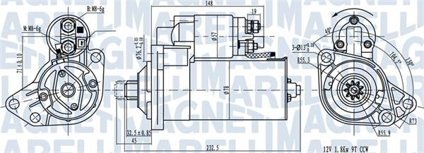 Magneti Marelli 063720789010 - Starteris adetalas.lv