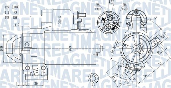 Magneti Marelli 063721466010 - Starteris adetalas.lv