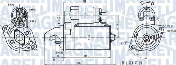 Magneti Marelli 063721413010 - Starteris adetalas.lv