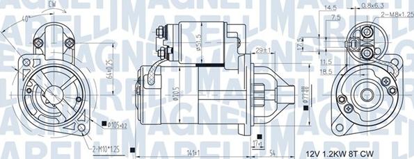 Magneti Marelli 063721433010 - Starteris adetalas.lv