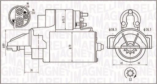 Magneti Marelli 063721421010 - Starteris adetalas.lv