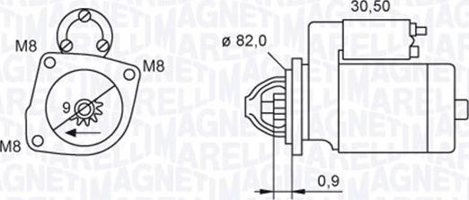 Magneti Marelli 063721552010 - Starteris adetalas.lv