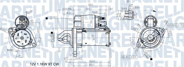 Magneti Marelli 063721557410 - Starteris adetalas.lv