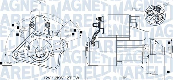 Magneti Marelli 063721524010 - Starteris adetalas.lv