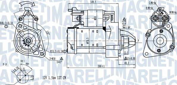 Magneti Marelli 063721527010 - Starteris adetalas.lv