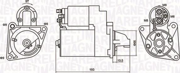 Magneti Marelli 063721053010 - Starteris adetalas.lv