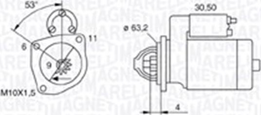 Magneti Marelli 063721057010 - Starteris adetalas.lv