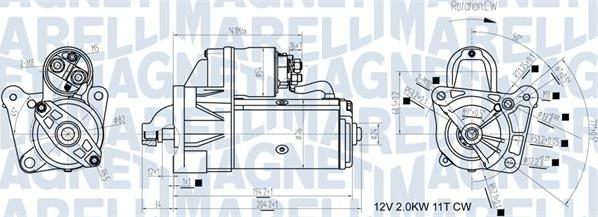 Magneti Marelli 063721193010 - Starteris adetalas.lv