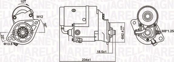 Magneti Marelli 063721154010 - Starteris adetalas.lv