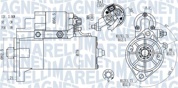 Magneti Marelli 063721165010 - Starteris adetalas.lv