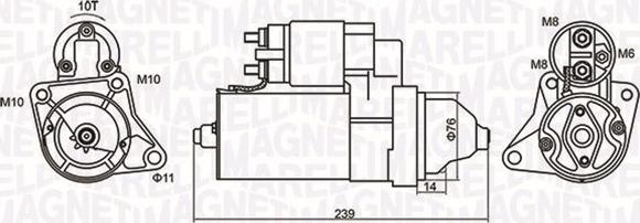 Magneti Marelli 063721107010 - Starteris adetalas.lv