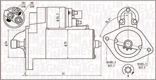 Magneti Marelli 063721135010 - Starteris adetalas.lv