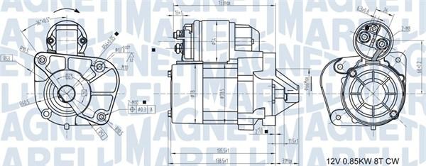 Magneti Marelli 063721174010 - Starteris adetalas.lv