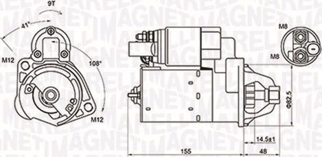 Magneti Marelli 063721394010 - Starteris adetalas.lv