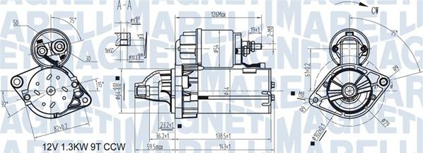 Magneti Marelli 063721346010 - Starteris adetalas.lv