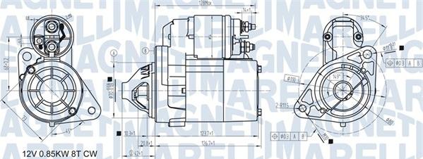 Magneti Marelli 063721307010 - Starteris adetalas.lv