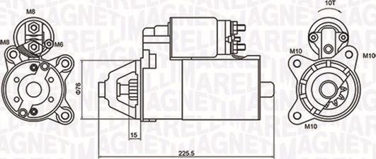 Magneti Marelli 063721336010 - Starteris adetalas.lv