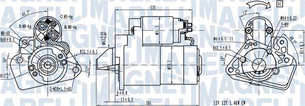 Magneti Marelli 063721332010 - Starteris adetalas.lv