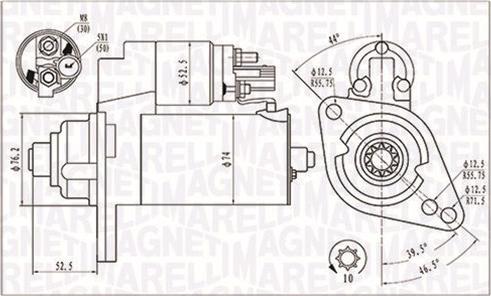 Magneti Marelli 063721293010 - Starteris adetalas.lv