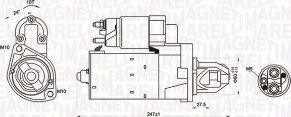 Magneti Marelli 063721249010 - Starteris adetalas.lv