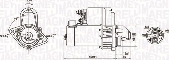 Magneti Marelli 063721257010 - Starteris adetalas.lv