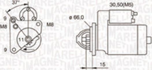 Magneti Marelli 063721260010 - Starteris adetalas.lv