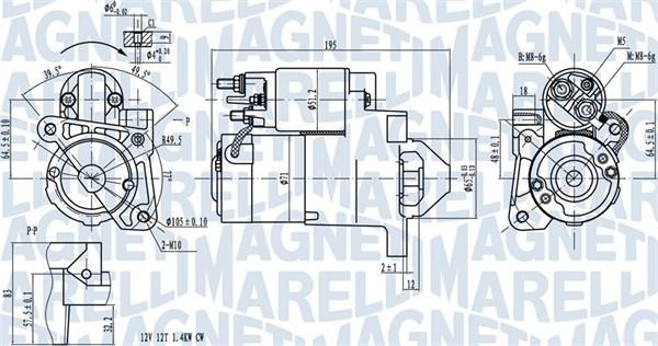 Magneti Marelli 063721273010 - Starteris adetalas.lv