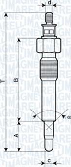 Magneti Marelli 062583202304 - Kvēlsvece adetalas.lv