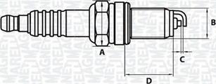 Magneti Marelli 062000769304 - Aizdedzes svece adetalas.lv