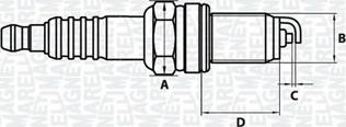 Magneti Marelli 062000768304 - Aizdedzes svece adetalas.lv