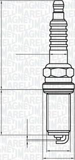 Magneti Marelli 062000785304 - Aizdedzes svece adetalas.lv