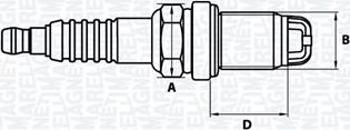 Magneti Marelli 062000783304 - Aizdedzes svece adetalas.lv