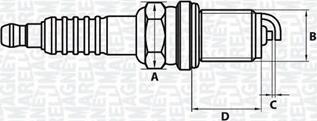 Magneti Marelli 062000776304 - Aizdedzes svece adetalas.lv