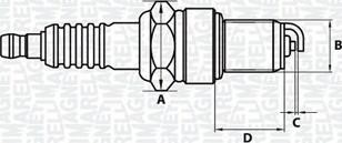 Magneti Marelli 062000771304 - Aizdedzes svece adetalas.lv