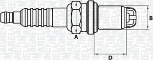 Magneti Marelli 062000772304 - Aizdedzes svece adetalas.lv