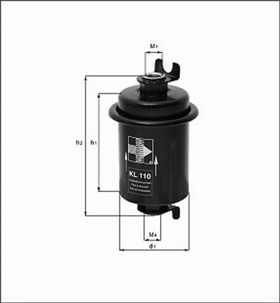 Magneti Marelli 154096311020 - Degvielas filtrs adetalas.lv