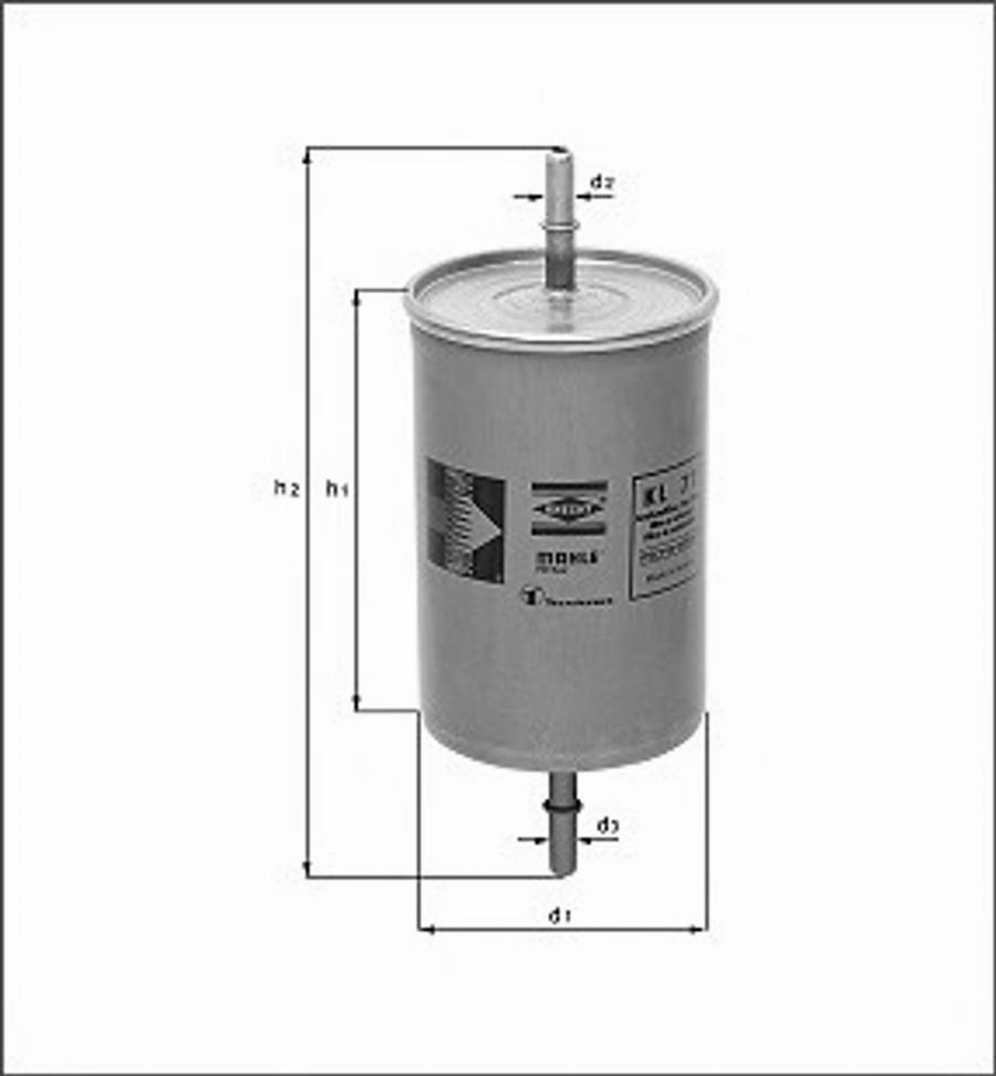 Magneti Marelli 154068242880 - Degvielas filtrs adetalas.lv