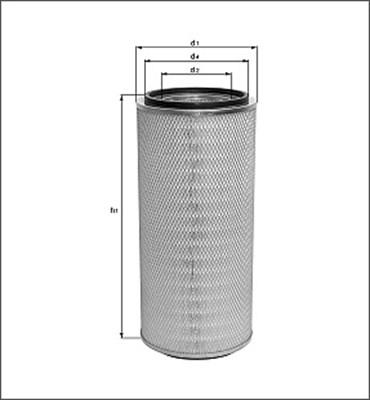 Magneti Marelli 154084328330 - Gaisa filtrs adetalas.lv