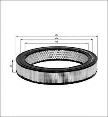 Magneti Marelli 154096020380 - Gaisa filtrs adetalas.lv