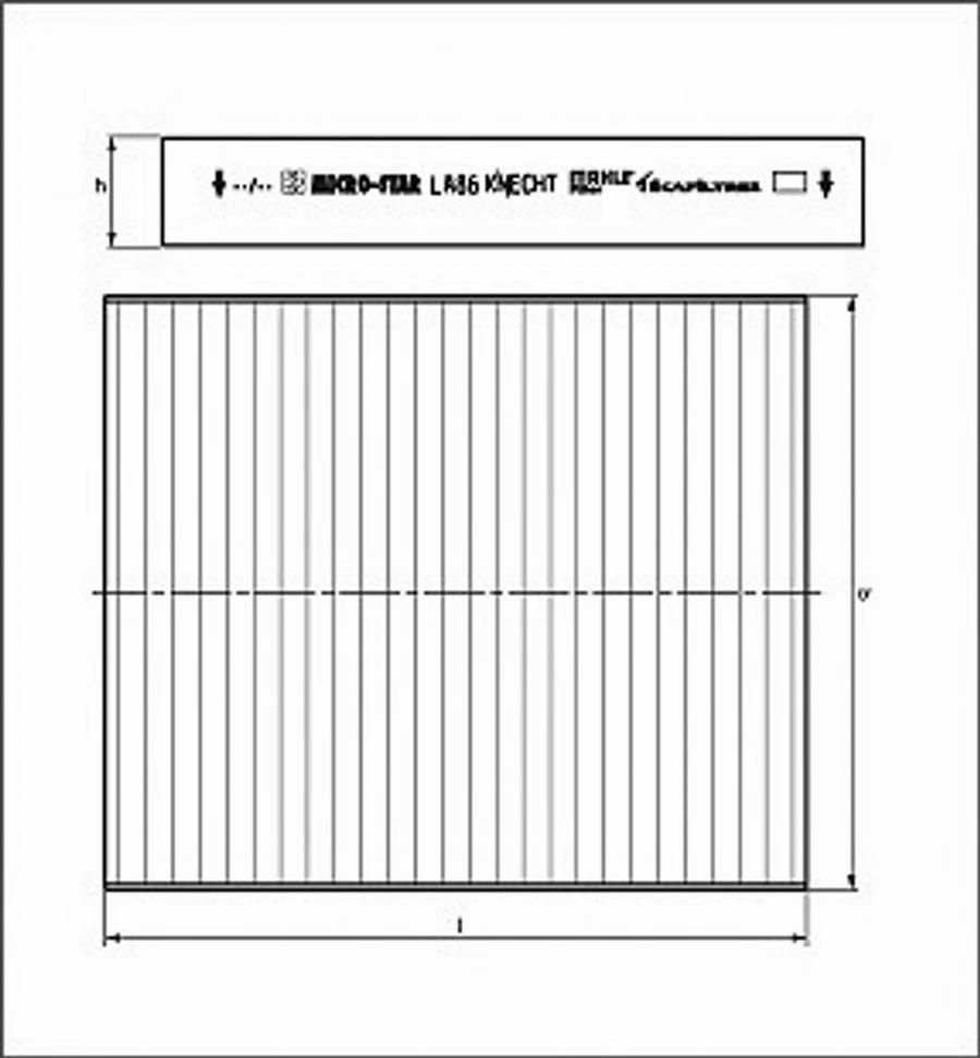 Magneti Marelli 154703842610 - Filtrs, Salona telpas gaiss adetalas.lv