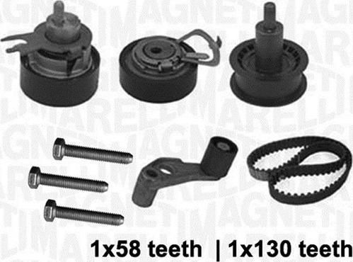 Magneti Marelli 341303680000 - Zobsiksnas komplekts adetalas.lv