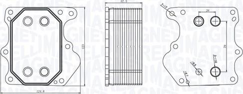 Magneti Marelli 350300000500 - Eļļas radiators, Motoreļļa adetalas.lv