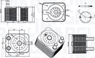 Magneti Marelli 350300003100 - Eļļas radiators, Motoreļļa adetalas.lv