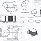 Magneti Marelli 350300002400 - Eļļas radiators, Motoreļļa adetalas.lv