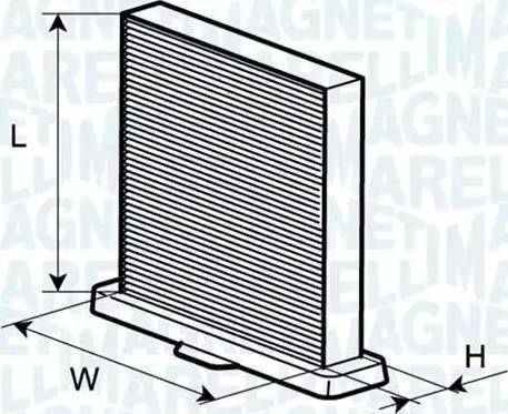 Magneti Marelli 350203062340 - Filtrs, Salona telpas gaiss adetalas.lv